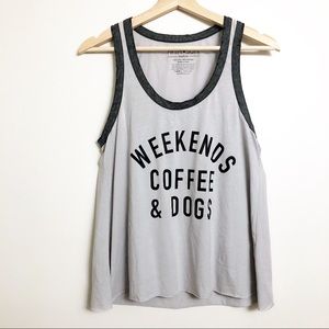 🐶☕️ Fifth Sun | NWOT Weekends, Coffee & Dogs Tank
